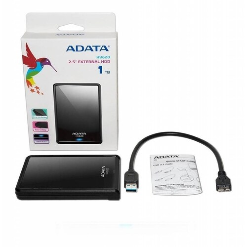 Adata Disco Duro Externo 1tb Portatil Usb 3.0 2.0 Hv620s