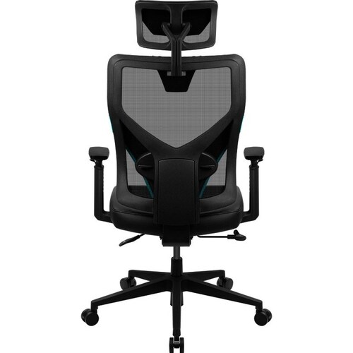 Silla Gamer Thunder X3 Ergonomica Yama 1 Negra/cyan