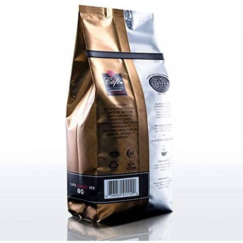 Vivendi, café tostado molido con cafeína en bolsa con válvula de 340 gramos