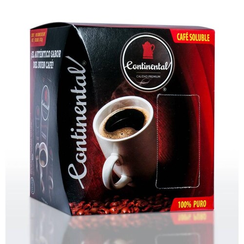 Continental café soluble con cafeína mezclado en Stick de 10 gramos