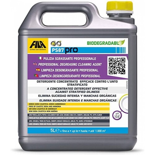 Fila Ps87 Pro  Desengrasante Limpia Y Desengrasa Pavimentos