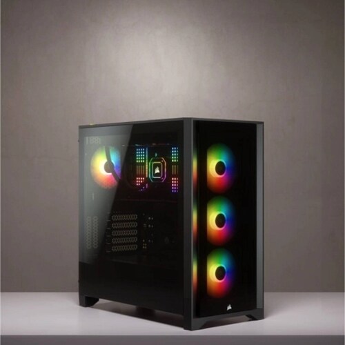 Gabinete Corsair Icue 4000x Rgb Mid Tower Atx Usb Sin Fuente