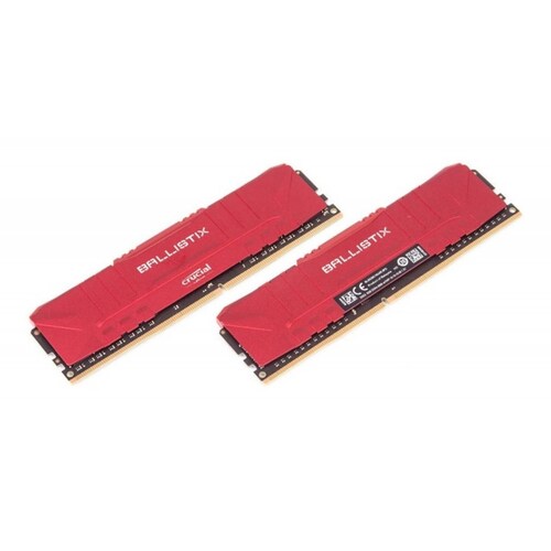 Kit Memoria Ram Crucial Ballistix Red Ddr4, 2666mhz, 16gb