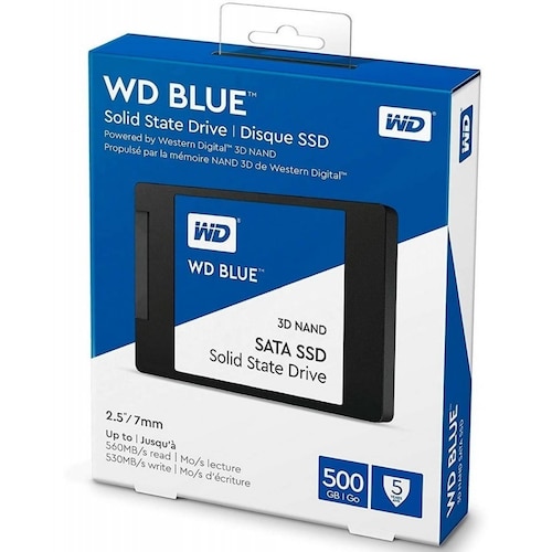 Ssd Western Digital Wd Blue 3d Nand, 500gb, Sata Iii