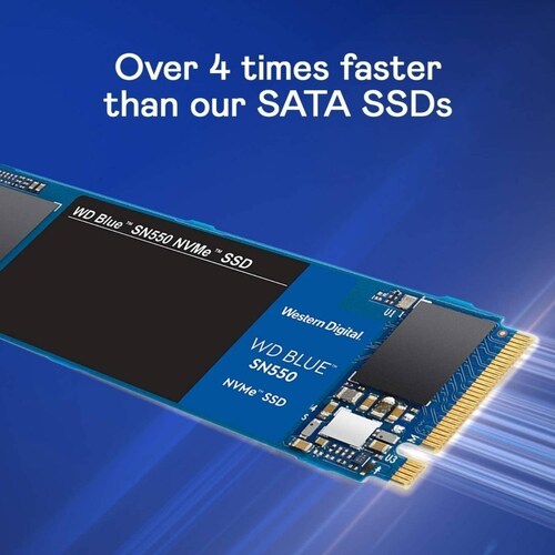 Ssd Western Digital Wd Blue Sn550 Nvme, 500gb