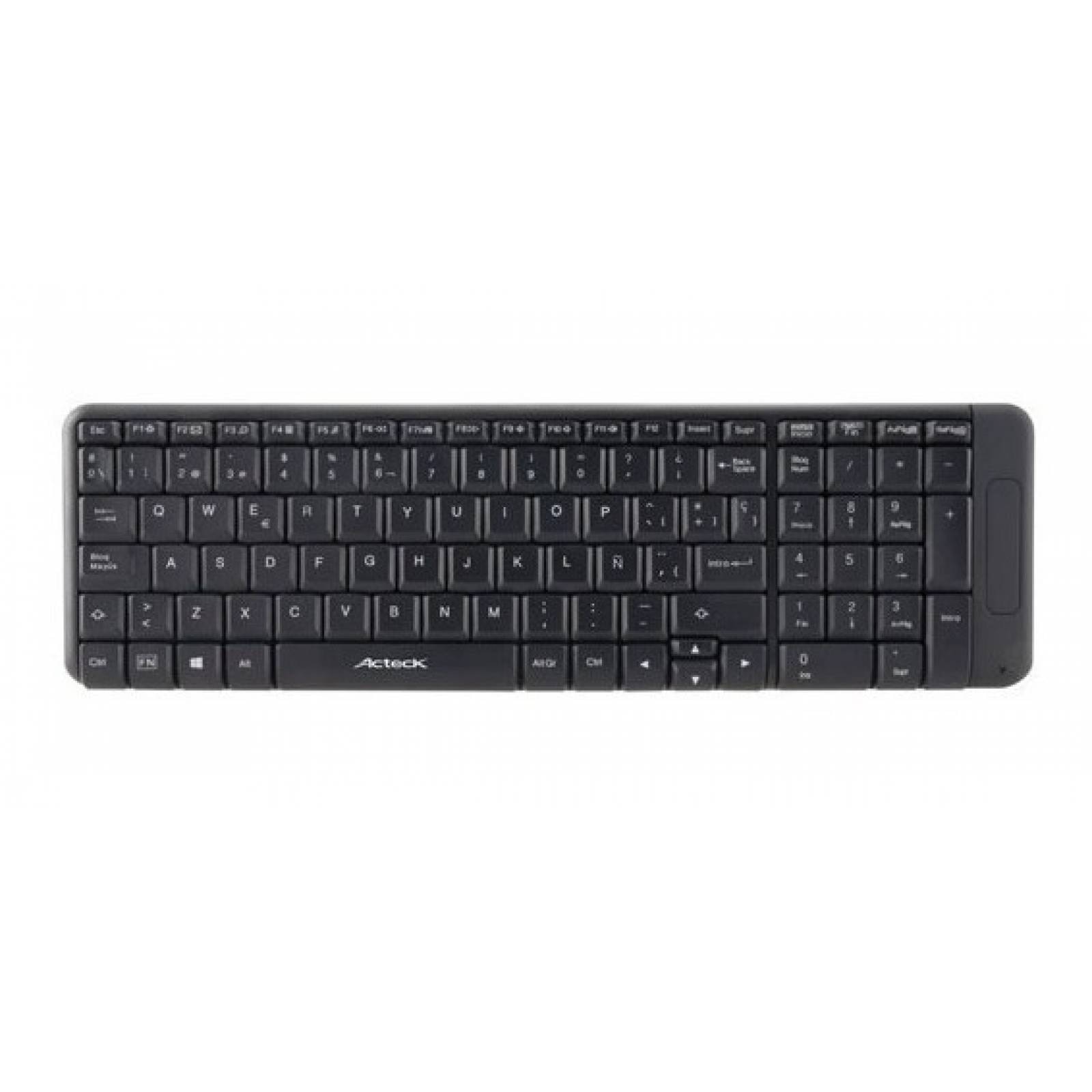 Teclado Acteck Ac 916615 Rf Inalambrico Negro