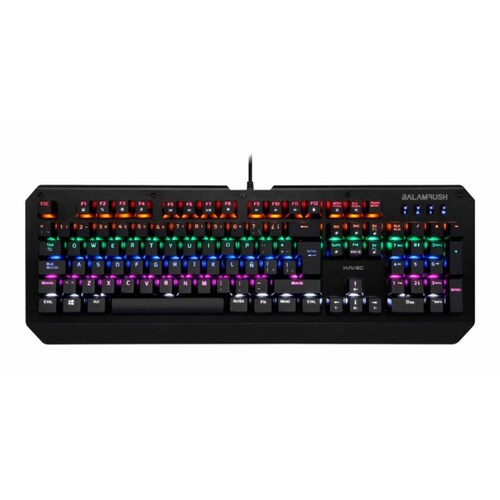 Teclado Gamer Balam Rush Havoc Led Rgb, Alámbrico