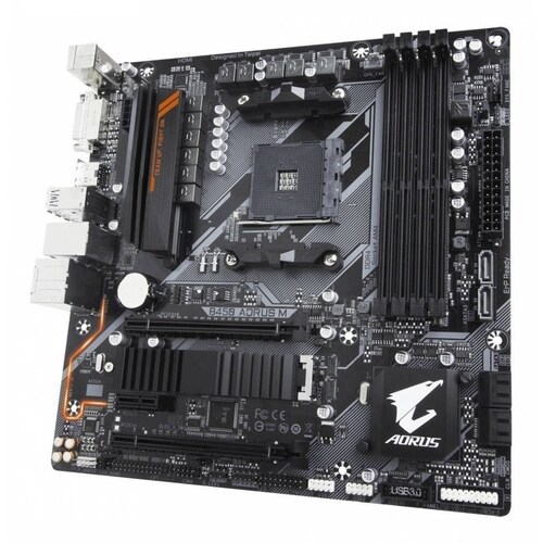 Tarjeta Madre Gigabyte Am4 Gamer B450 Aorus M 64 Gb Ddr4