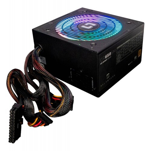 Fuente De Poder Balam Rush 650w 80 Plus Bronze Rgb Br-931175
