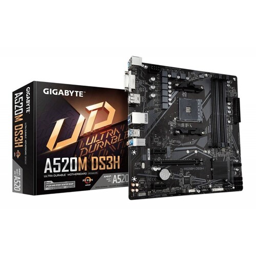 Tarjeta Madre Gigabyte A520m Ds3h Am4 Ddr4 Micro Atx