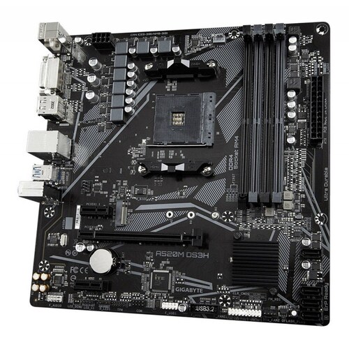 Tarjeta Madre Gigabyte A520m Ds3h Am4 Ddr4 Micro Atx