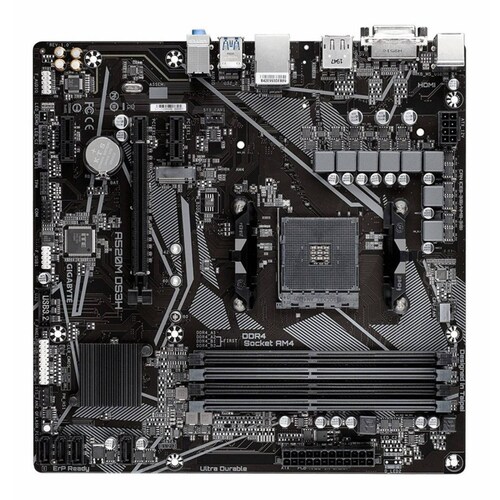 Tarjeta Madre Gigabyte A520m Ds3h Am4 Ddr4 Micro Atx