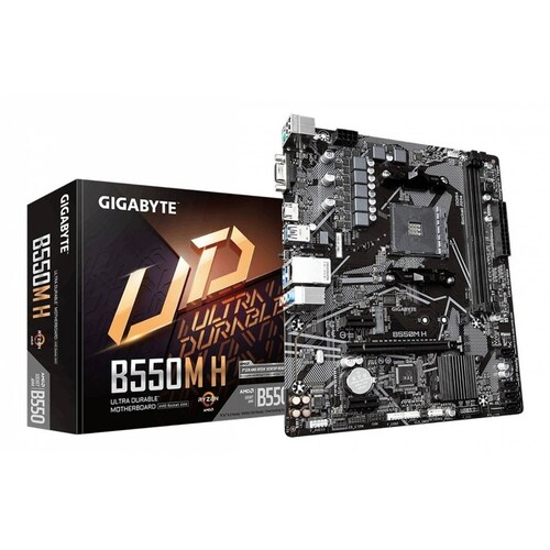 Tarjeta Madre Gigabyte Micro Atx B550m H, S-am4, Amd