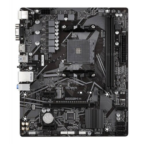Tarjeta Madre Gigabyte Micro Atx B550m H, S-am4, Amd