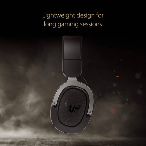 Audífonos Con Diadema Asus Tuf Gaming H3 Gun Metal Negro