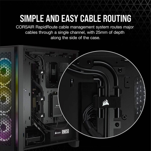 Gabinete Corsair Airflow 4000d Cristal Tem Atx 1xusb Negro