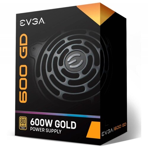 Fuente De Poder Pc 600w Gamer Evga 80 Plus Gold 100-gd-0600