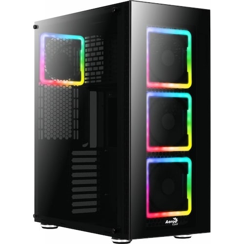 Gabinete Gamer Aerocool Tor Pro Full Tower Negro Ct Atx Rgb