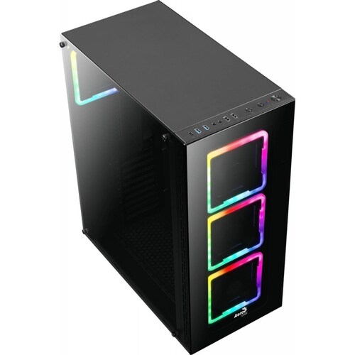 Gabinete Gamer Aerocool Tor Pro Full Tower Negro Ct Atx Rgb