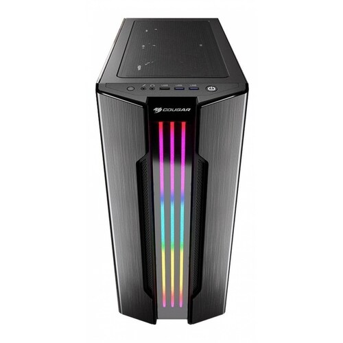 Gabinete Gamer Cougar Gemini S Iron Gray Cistal Templado