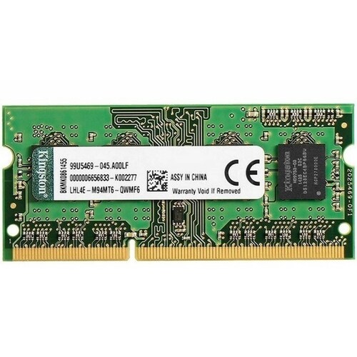 Memoria Ram Ddr3 Sodimm Kingston 4gb 1600mhz Pc3-12800 1.35v
