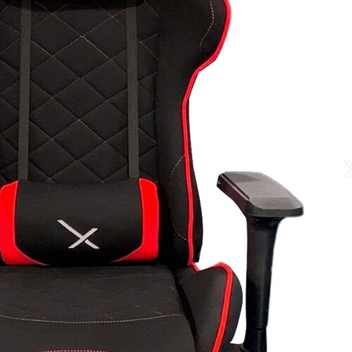 SILLA GAMER XZEAL NEG, ROJA, TEXTIL,ALTO DESEMPEÑO (XZSXZ25R)