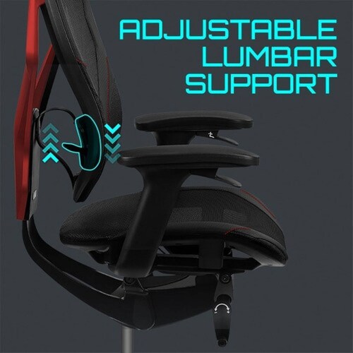 Silla Gamer Thunder X3 Yama7 Ergonómica Negro/Rojo