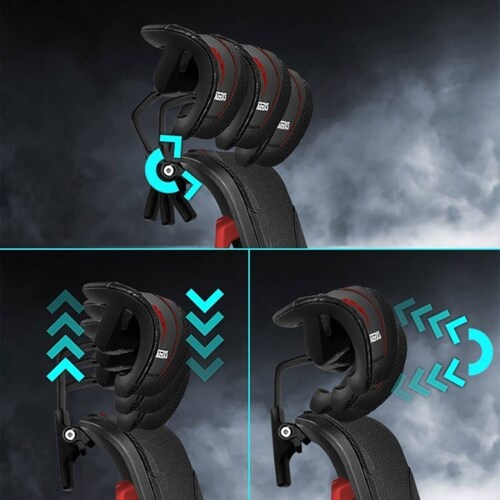 Silla Gamer Thunder X3 Yama7 Ergonómica Negro/Rojo