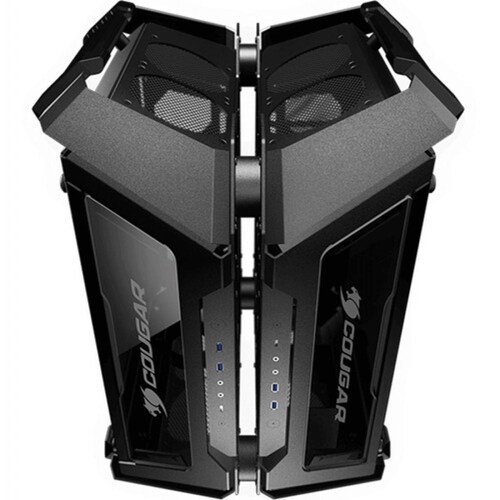 Gabinete Cougar Gemini X Ventana, Dual Tower Usb 3.1  Negro