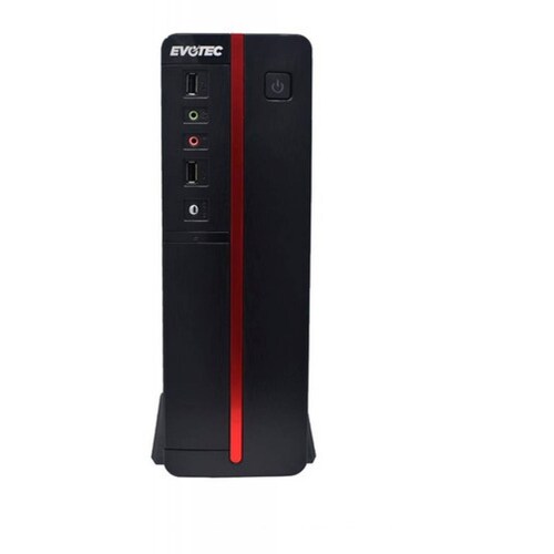 Gabinete Evotec Slim Viena Micro Atx Fuente 600w Ev-1011