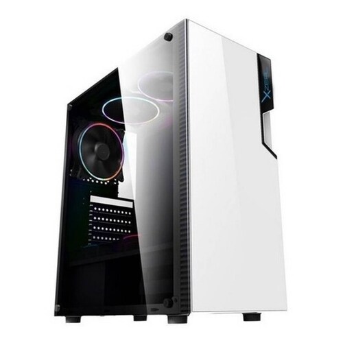 Gabinete Gamer Xzeal Xz130 White Atx Incluye 3 Ventiladores