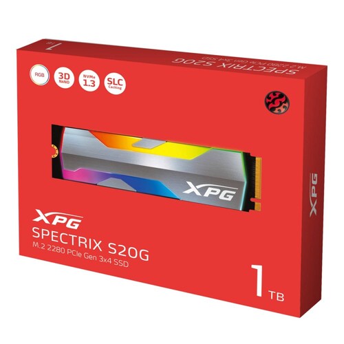 SSD XPG SPECTRIX S20G, 1TB, PCI Express 3.0, M.2