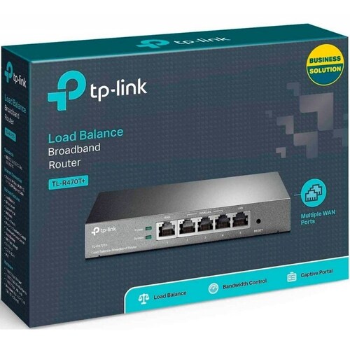 Router Tp-link Balanceador De Carga Tl-r470t+ Ptos Wan Lan