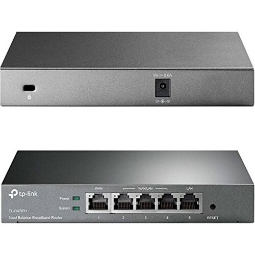 Router Tp-link Balanceador De Carga Tl-r470t+ Ptos Wan Lan