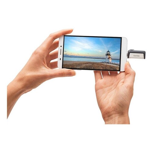 
Memoria Usb 3.1 128gb Dual Tipo C Sandisk Ultra 150 Mb/s