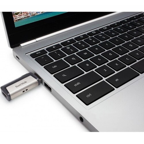 
Memoria Usb 3.1 128gb Dual Tipo C Sandisk Ultra 150 Mb/s