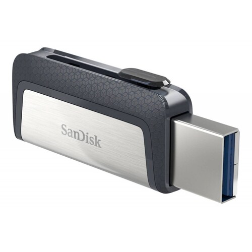 
Memoria Usb 3.1 128gb Dual Tipo C Sandisk Ultra 150 Mb/s