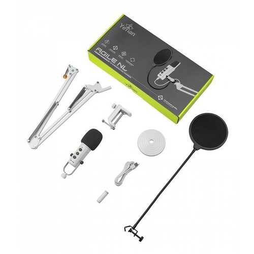 Micrófono Para Streaming Con Condensador Yeyian Agile Brazo