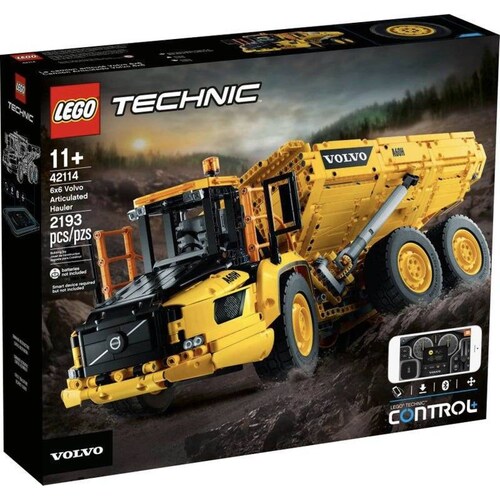 Lego 42114 Dumper Articulado Volvo 6x6 App Technic