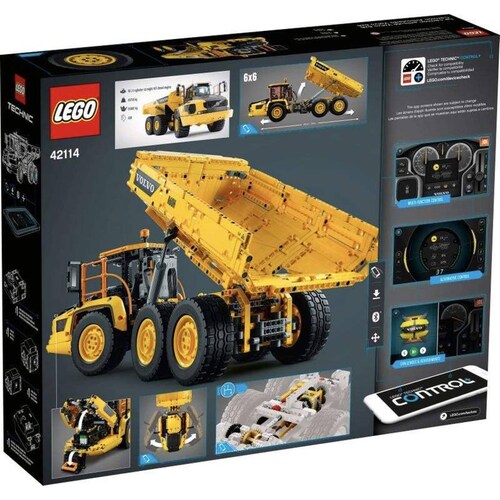 Lego 42114 Dumper Articulado Volvo 6x6 App Technic