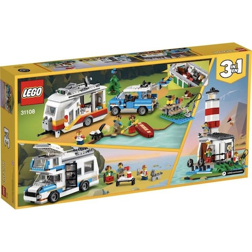 Lego 31108 Vacaciones Familiares En Caravana Creator 3 En 1