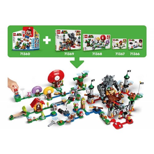 Lego 71362 Set De Expansion Fortaleza Acorazada Super Mario