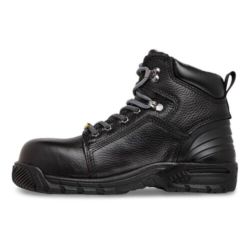 Bota Para Mujer Industrial Trabajo Con Casco 78245 Negro 