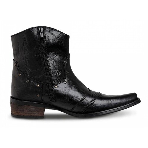 Botin Vaquero Hombre Urban Cowboy Negro 40702 