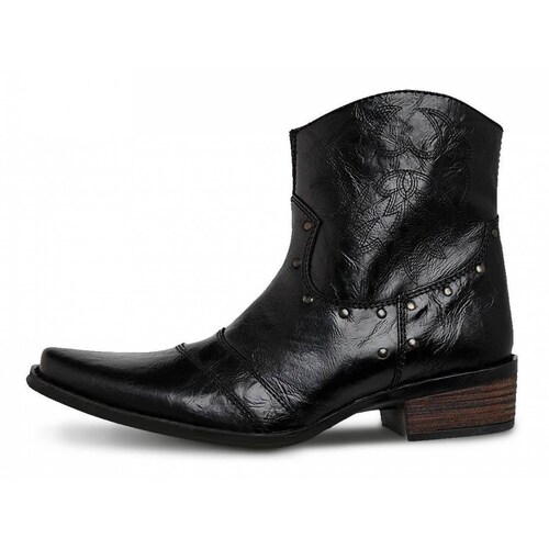 Botin Vaquero Hombre Urban Cowboy Negro 40702 