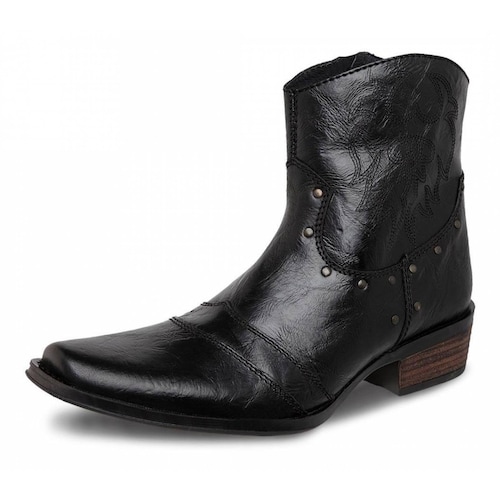 Botin Vaquero Hombre Urban Cowboy Negro 40702 