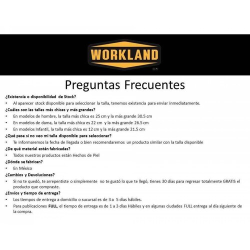 Bota Roper Workland 77420 