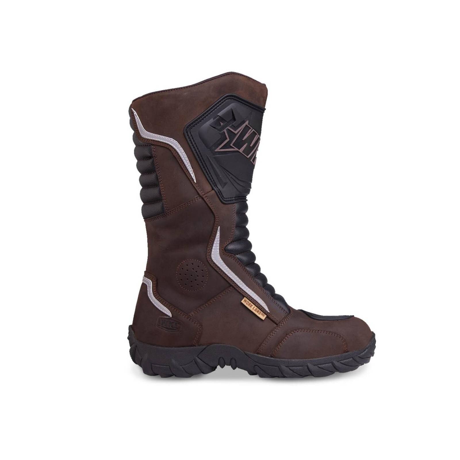 Botas Hombre Moto Biker Doble proposito Workland 76227 caf