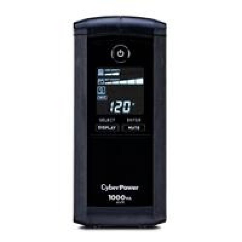 NO BREAK   UPS CYBERPOWER LCD INTELIGENTE 1000 VA 600 WATTS 3 AÑOS DE GARANTIA EN PILA Y EQUIPO