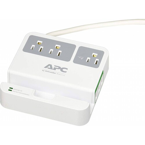 SUPRESOR DE PICOS APC P3U3 ESSENTIAL 3 SALIDA5 15R 3 PUERTOS USB VOLT DE OPERACION 120V